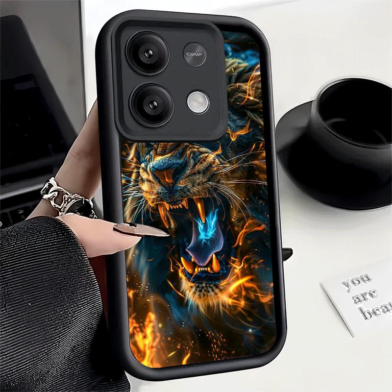 Phone Case for Xiaomi Redmi Note 15 14 13 Pro Plus Lion Male Man King Shell 12S 11 11S 11T 5G 14S Soft Silicone Funda