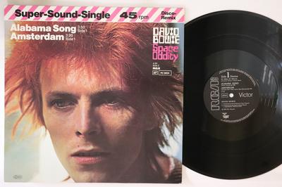 12inch Record DAVID BOWIE - Alabama Song / Amsterdam / Space Od PC9854 RCA VICTOR 1982 Germany Rock Used