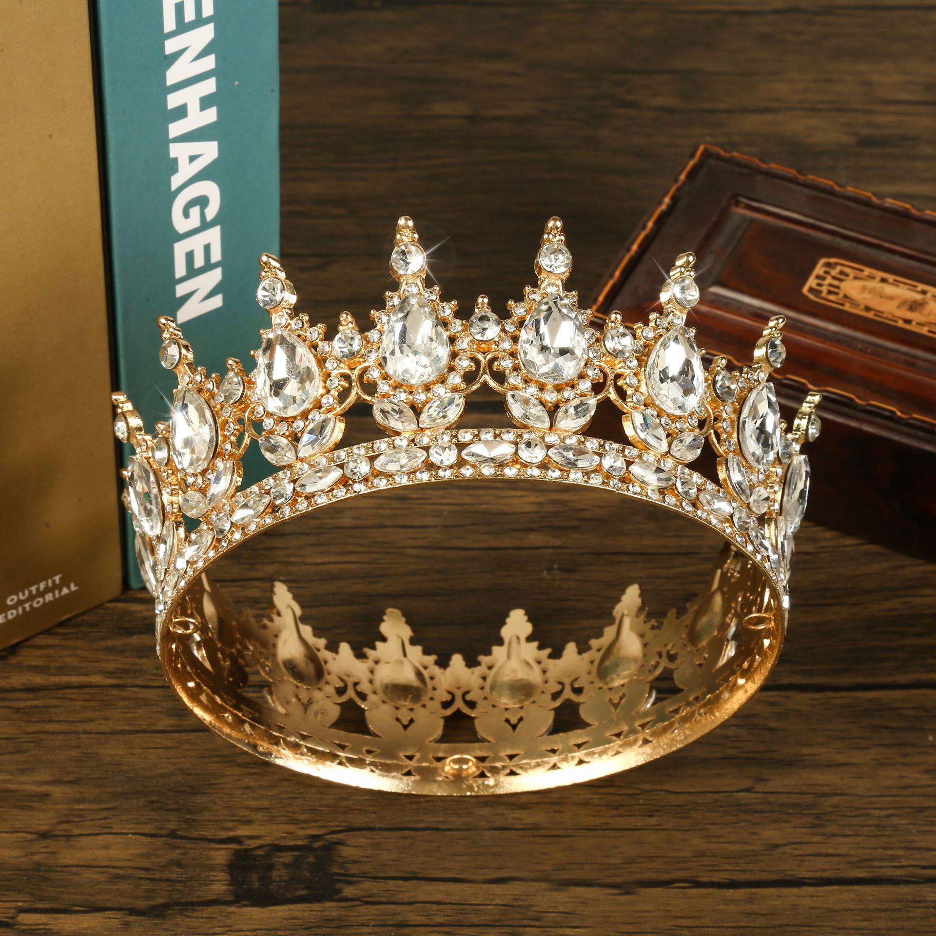 

Винтажная хрустальная свадебная корона для тортов и торжеств