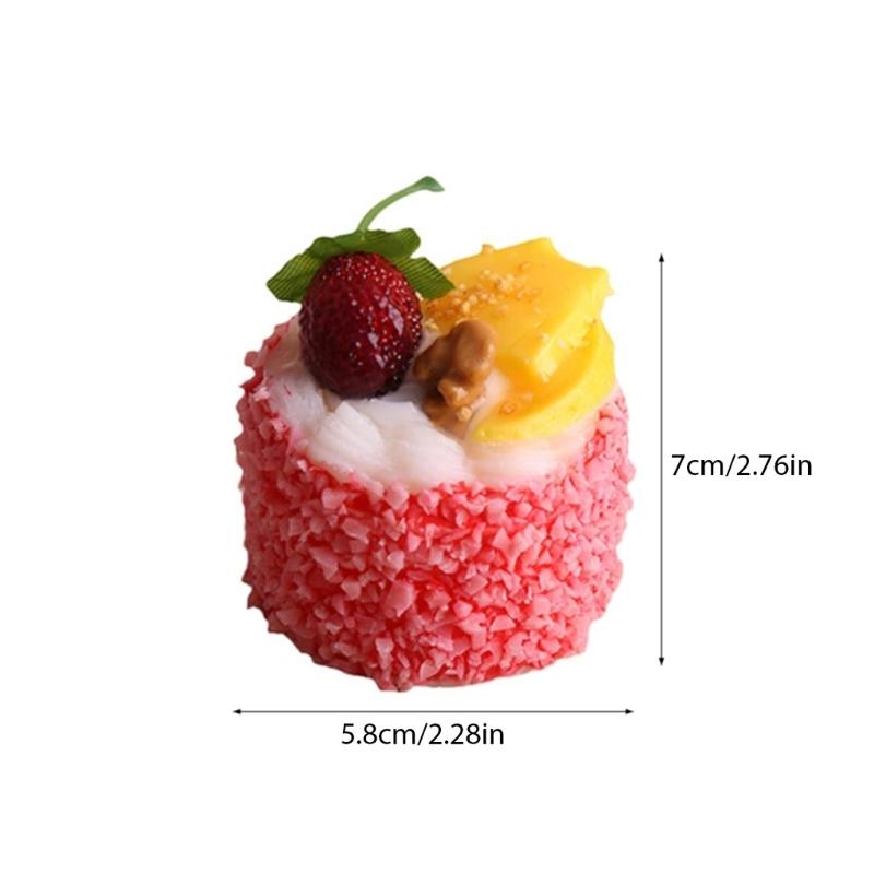 Artificial Cake Model Photography Props for Display, Simulation Cake Dessert Model Photography Props for Home Decoration