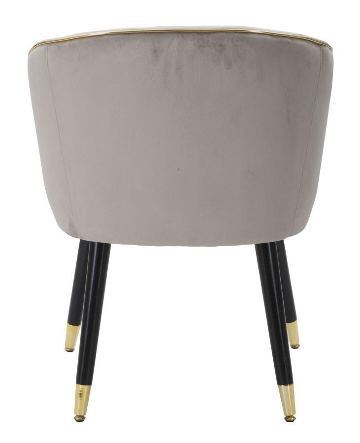 Parmchair Paris Grey Gold Cm 62X58X78