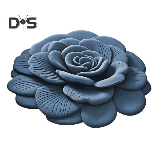 

Ковер с изображением цветка пиона, 3D визуальный цветок, нескользящий нижний коврик, впитывающий коврик для ванной комнаты, декор для входа в дом, гостиной 60x60cm