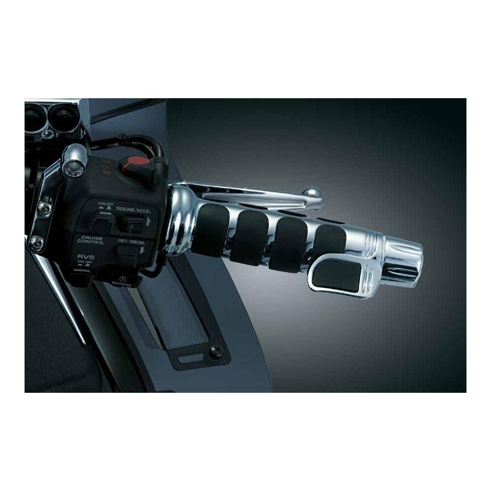 Kuryakyn ISO Throttle Boss Contoured ISO Grip for GL1800 GOLDWING and F6B (Right Side) (2006-2014) (2012-2014) KUR-6310