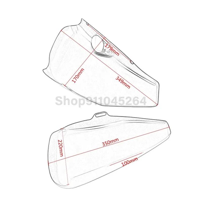 Black Motorcycle Side Battery Fairing Cover Left Right Guard For Harley Sportster XL Iron 883 1200 48 72 Custom 2004-2013