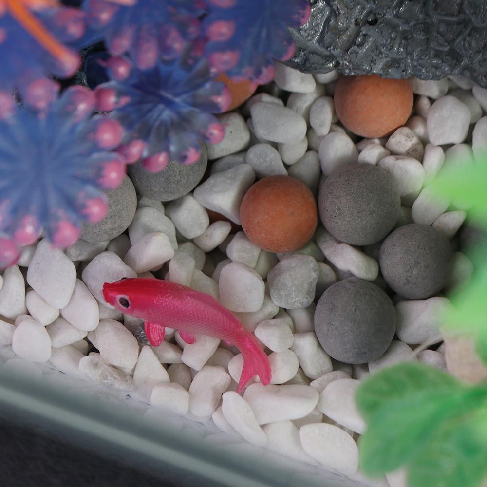 Mini Goldfishes Models Soft Fish Miniature 3D Fish Tank Ornament  Landscaping Props