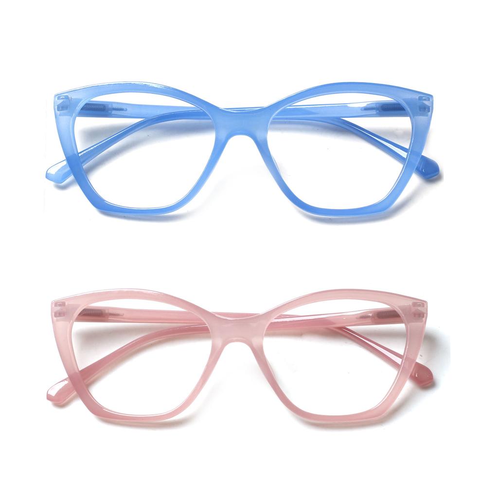 TUREZING Presbyopia Eyeglasses Design Diopter Glasses Women Men Ultra Super Lightweight Large -Frame 0-400 Professional Vision Correction