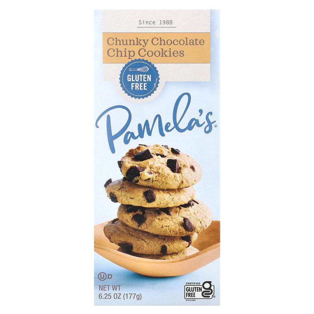 Pamela s Products Chunky Chocolate Chip Cookies 177g (6.25oz)
