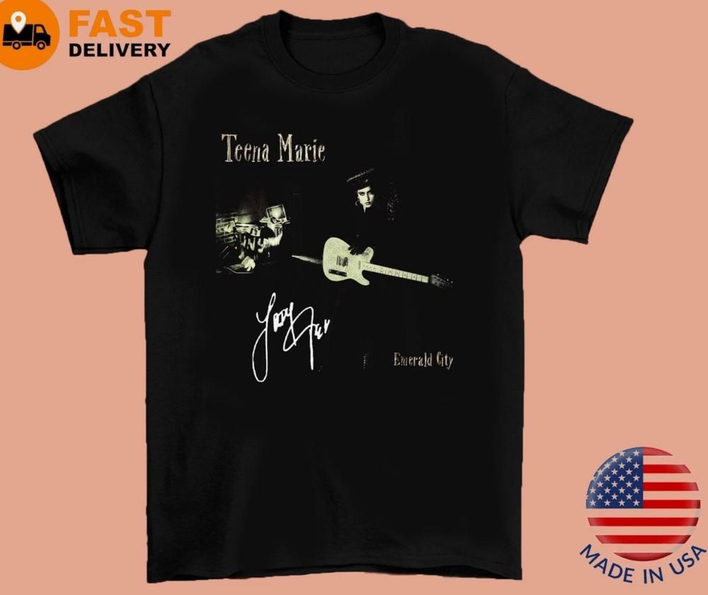 Teena Marie Emerald City Unisex Cotton T-Shirt Unisex T-Shirt XXXXL