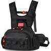 Fishing Multifunctional Large Capacity Fishing Run Gun Outdoor Tackle Bag with Mountaineering [HAKAWAFLY] Chest-style Bag, Backpack, Bag, & Bag,