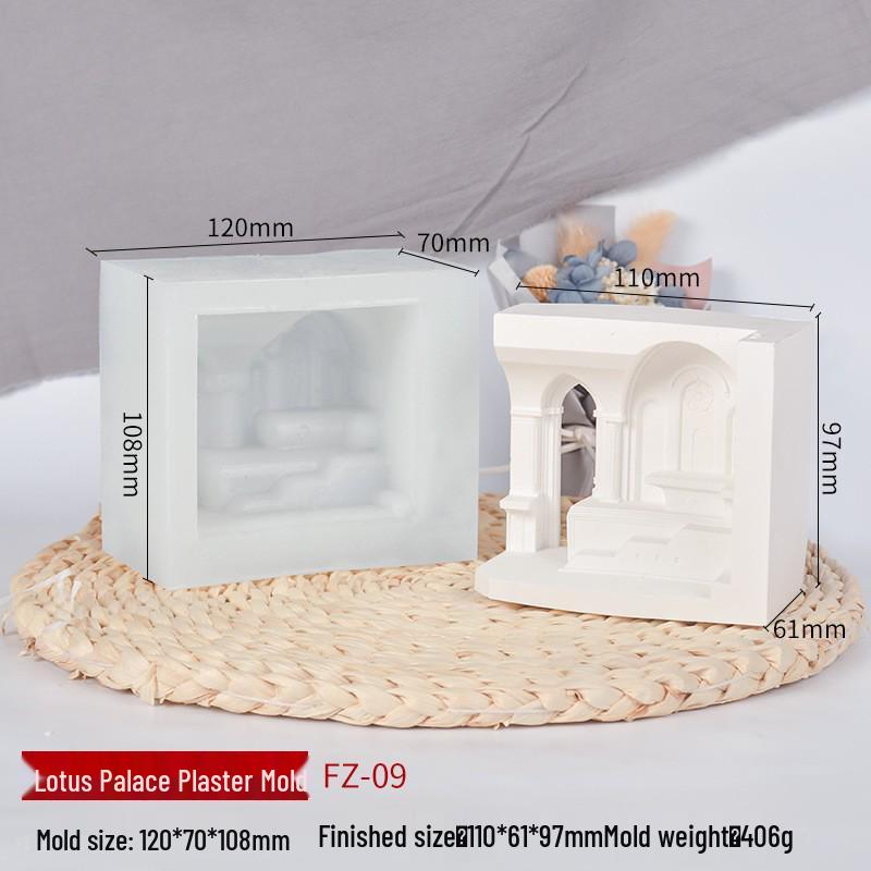 

Sanxin DIY Форма для шоколада «Древнеримский дворец» - Инструмент для выпечки торта «Европейский замок»