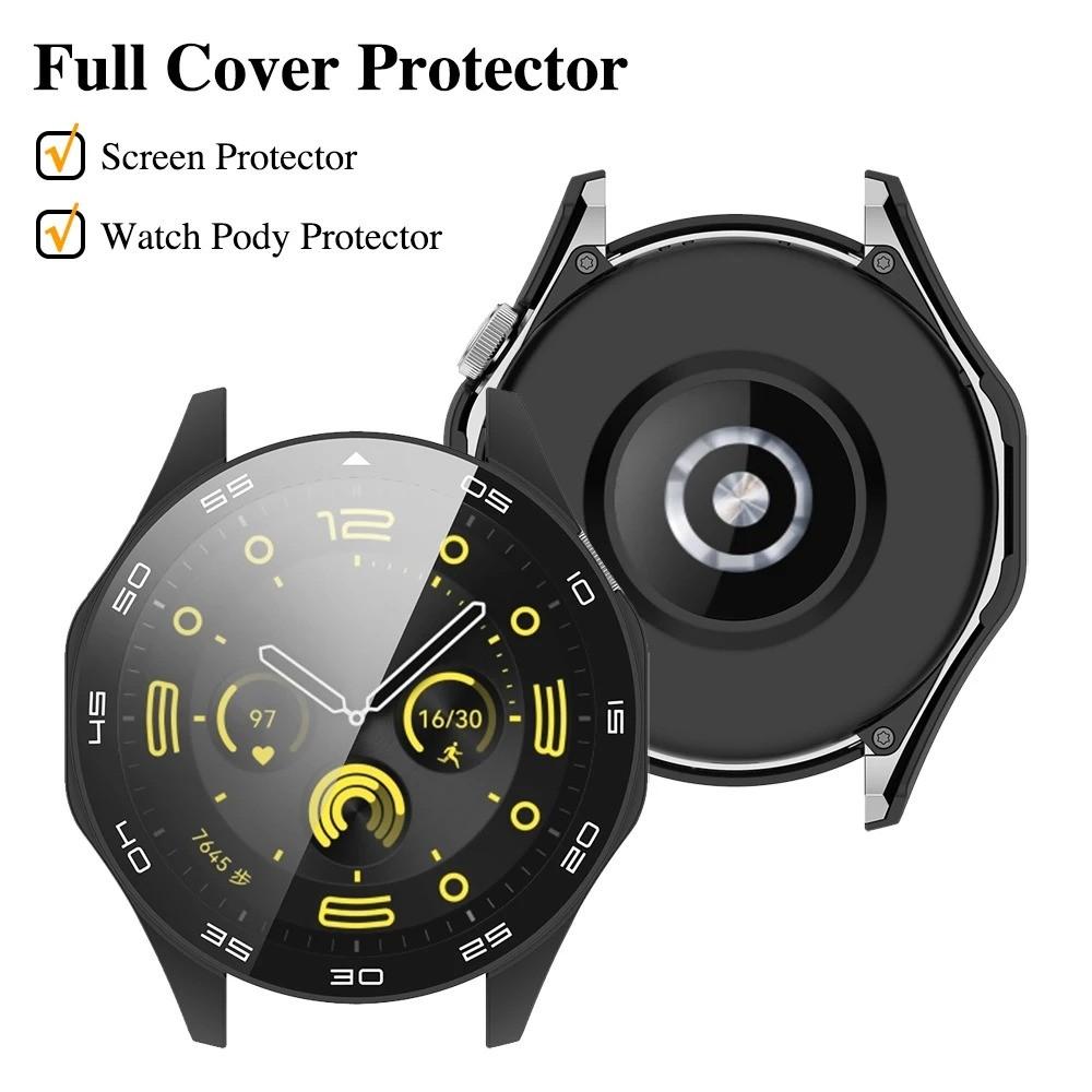 Glass+Shell for Huawei Watch GT6 46mm GT6 41MM Tempered Glass Screen Protector&Hard PC Protective Bumper