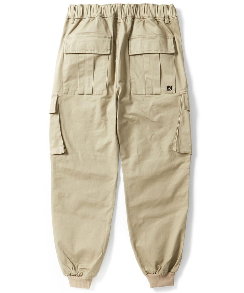 KULTE 713 Relaxed Cargo Jogger Pants Beige