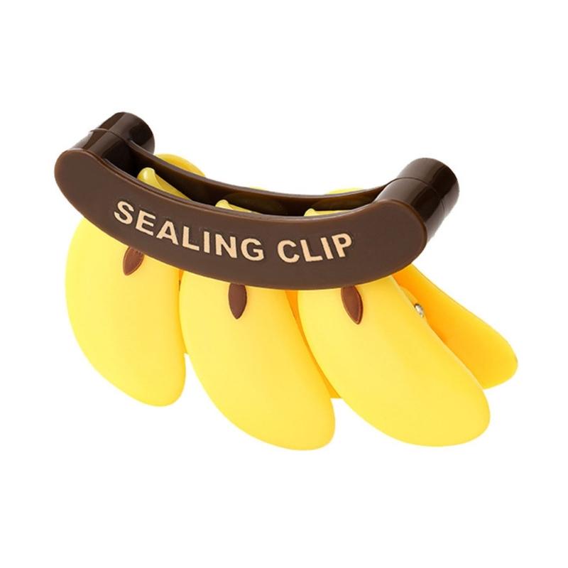 

Magnetic Banana Seal Clip for Airtights Food Storage Keep Freshing Kitchen Organizers Accessories жёлтый