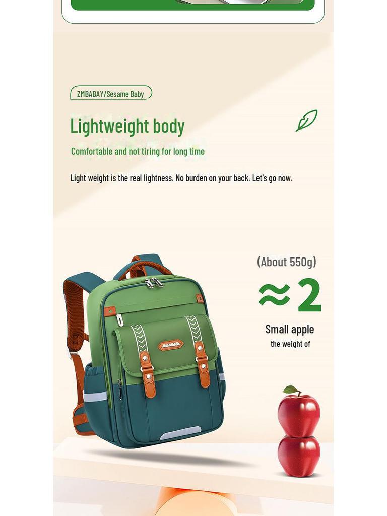 Sesamstraße Baby Grundschulrucksack für Klassen 1-9: Große Kapazität, leicht für Jungen und Mädchen