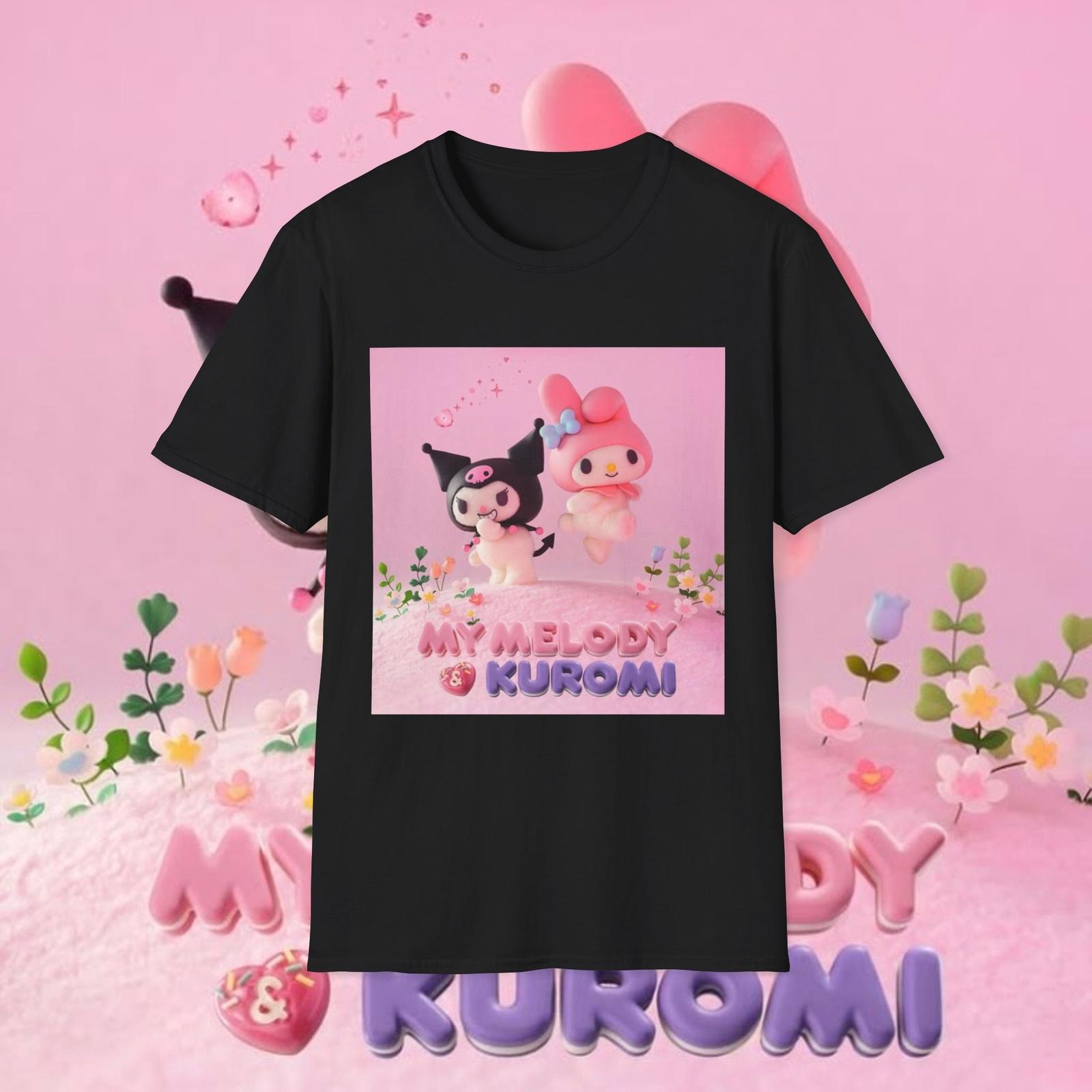 My Melody and Kuromi Unisex Softstyle T-Shirt XXXXL