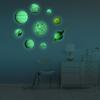 9pcs Removable Glow In the Dark Planets Wall Stickers Art Solar System Decals For Kids Bedroom