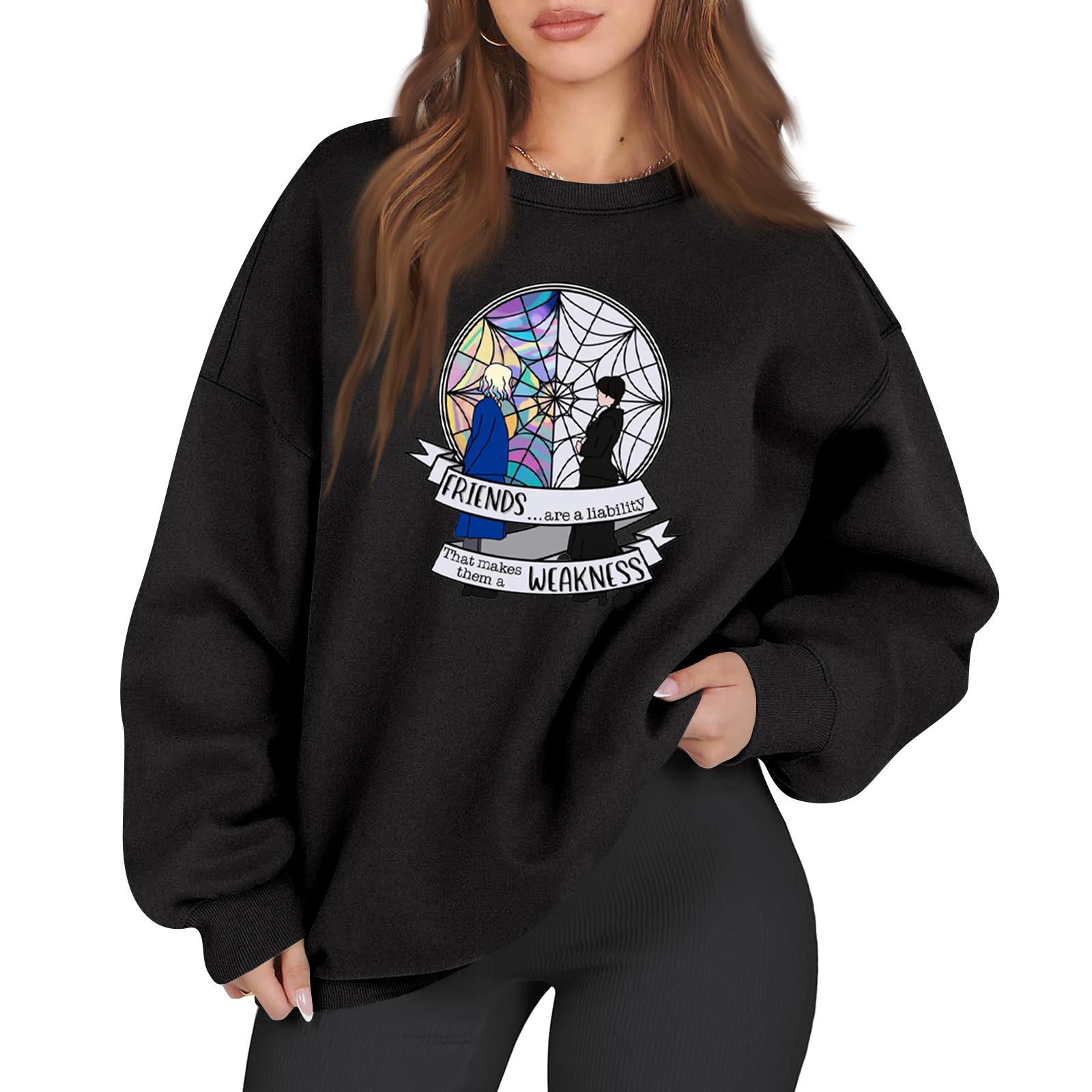 

Женская модная повседневная кофта с длинным рукавом и принтом, с круглым вырезом XXXL синий