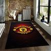 "Manchester United Logo Carpet, Red and Black Fan Home Decor Rug" Suitable for use as an anti-slip for living room bedroom sofas
