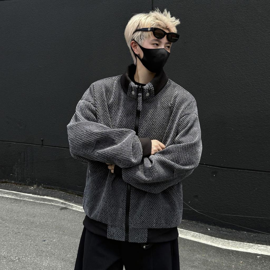 Frühlings-Neue Herren Freizeit Locker Gestreifte Sport Kapuzenjacke