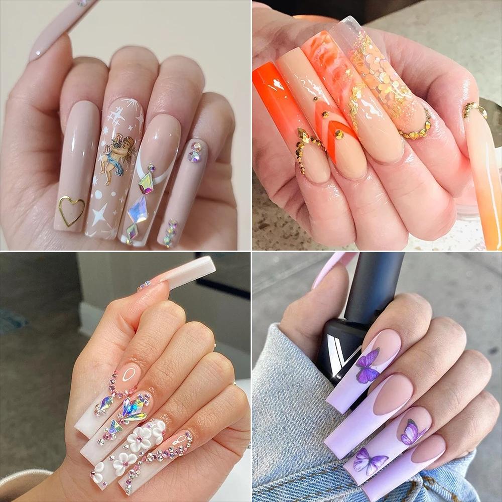 Buy 504 Pcs Xxl Flat Square Long Acrylic Nail Tips Half Cover False Nails Manicure Manicurist Tool Women Beauty At Affordable Prices Free Shipping Real Reviews With Photos Joom