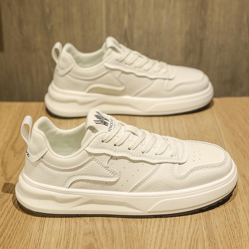 

Men s shoes popular men s shoes 2024 new winter breathable platform sports men s high-end versatile casual little white board shoes 44 бежевий