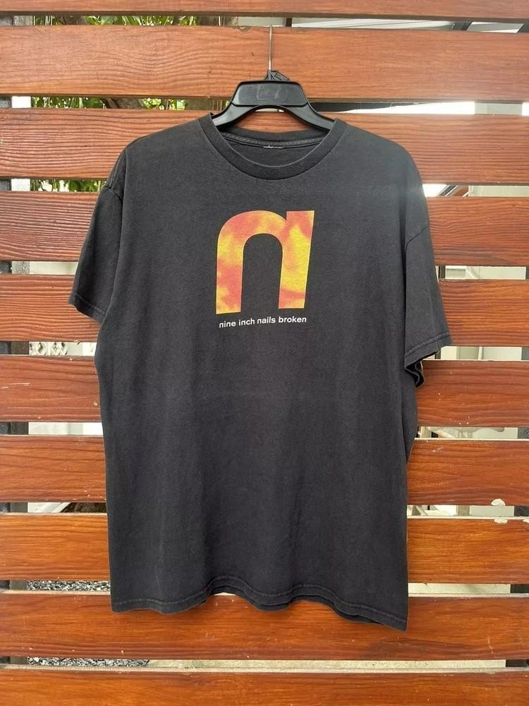 

Nine Inch Nails Band Broken Black Unisex T shirt Reprint S5XL WA0894 Unisex T-Shirt L