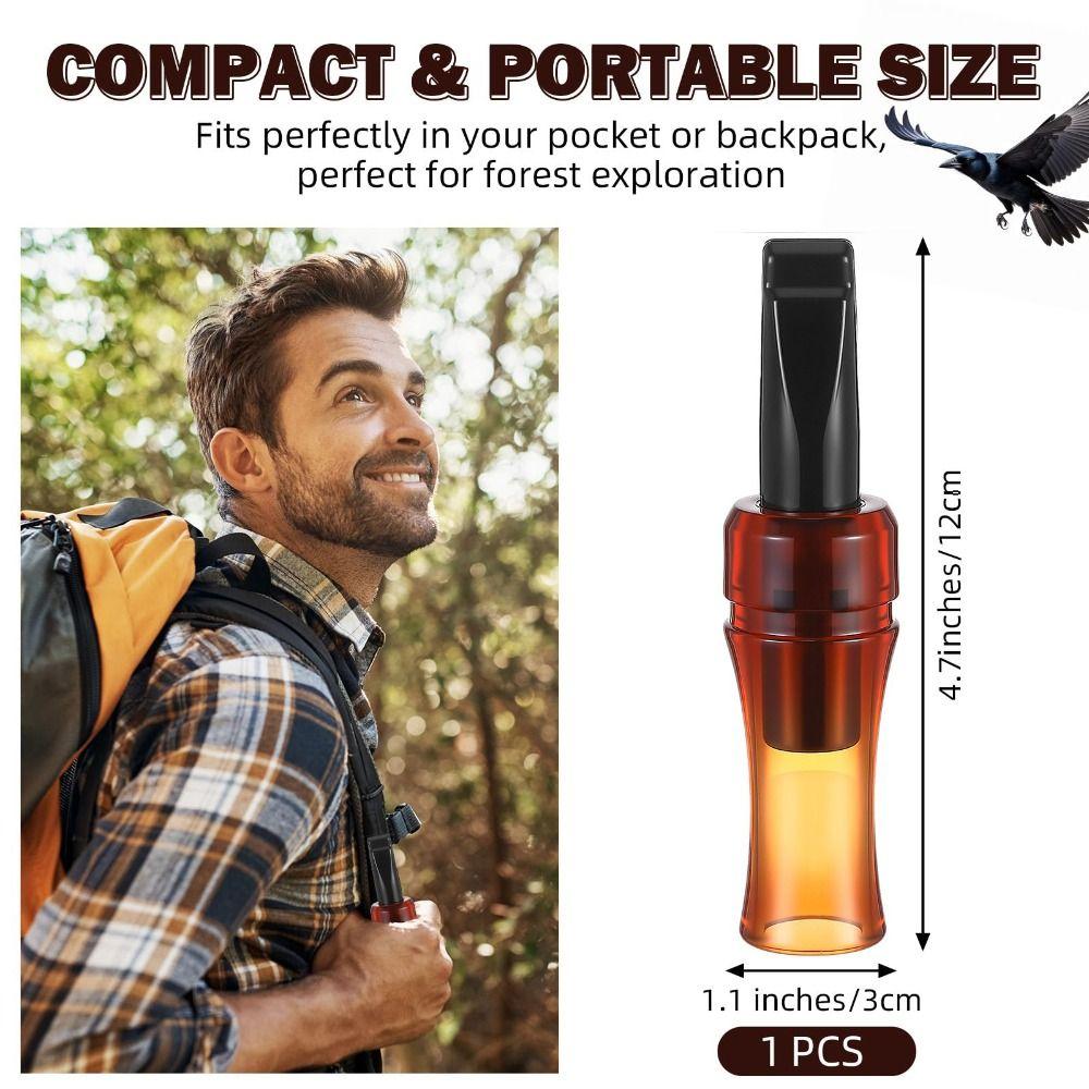 Portable Attract Crows Crow Caller Luring Bird Durable Crow Whistle Professional Bird Whistle Bird Watching