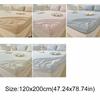 Practical All Inclusive Single Plaid Mattress Cover Non Slip Skin-friendly Bed Sheet Rustic Style Elastic Band Bed Cover Bedroom