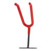 Wall Mount Paint Sprayer Holder Anti Scratch Coating for Spray Booths Workstations Iron Plastic Red Bracket