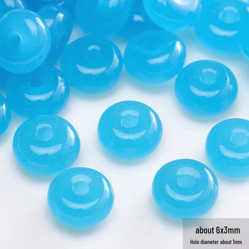 Blauer Glas-Reiskorn-Haarnadel: Handgefertigter Schmuck-Accessoire im antiken chinesischen Stil