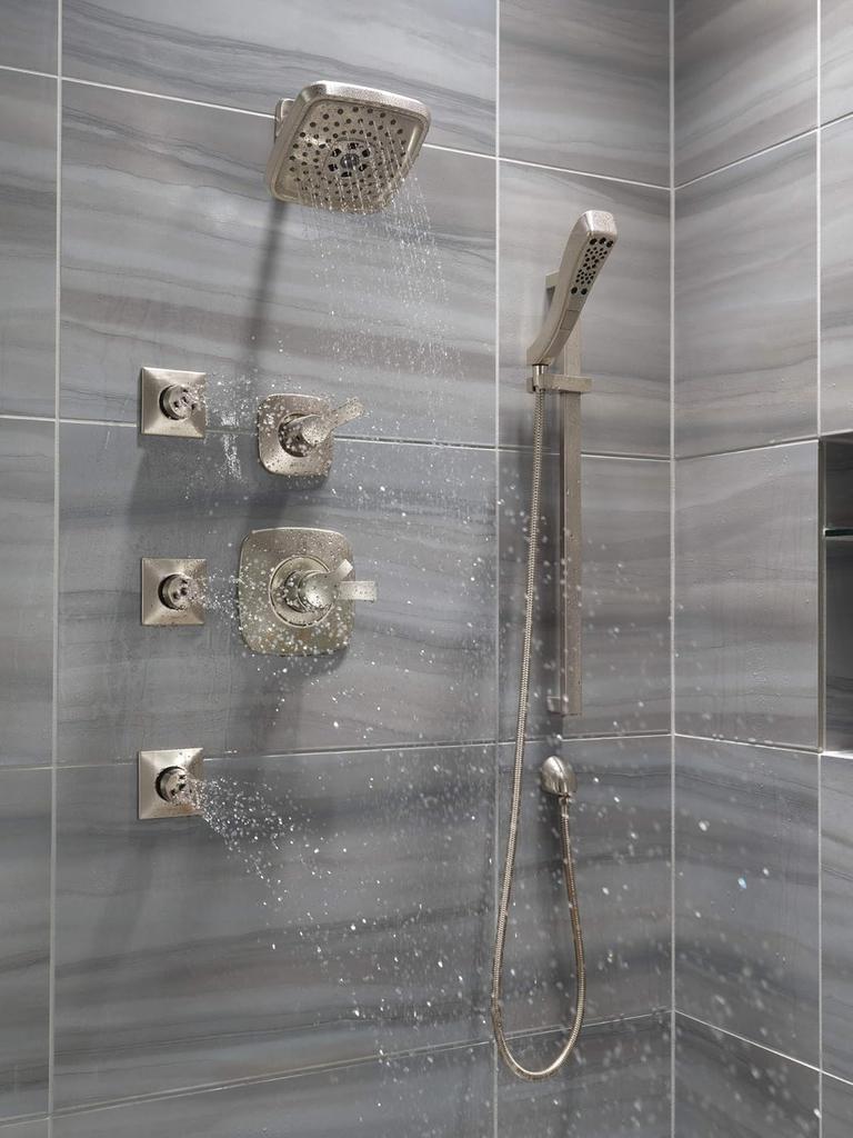 Zinc Alloy Elbow Faucet for Wall Mounting with Brushed Nickel Finish Designed for Handheld Shower System Integration