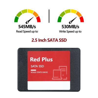64/128/256GB SATA 3 2.5-inch SSD Speed Up To 545MB/s Read 530MB/s Write PC Desktop Laptop Internal Solid State Drive Computer Accessories