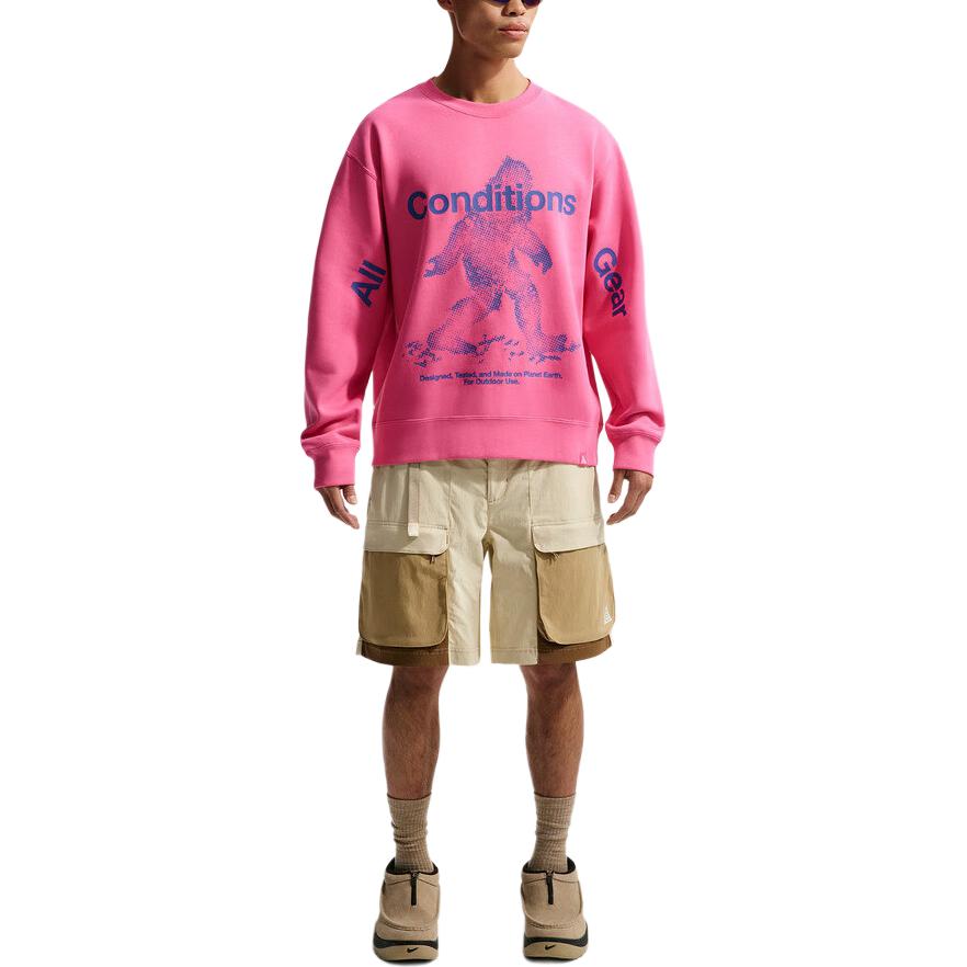 Nike ACG Serie Tuff Fleece Rundhals Bequemes Langarm Sweatshirt Unisex Sweatshirt IF1491-684