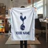 Custom Name Tottenham Flannel Blanket, High Quality Comfortable for All Seasons, Home Decor, Warmth and Comfort