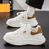 Spring men's shoes new breathable little white shoes men's trend versatile platform sports shoes casual shoes men