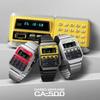 Casio Watch Black CA-500WEGG-9BEF Strap, Black///White, Standard, Strap.