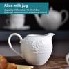 Elegant European Style Tea Pot Set with Coffee Cups Saucer Milk Jug for Afternoon Tea Ceramic