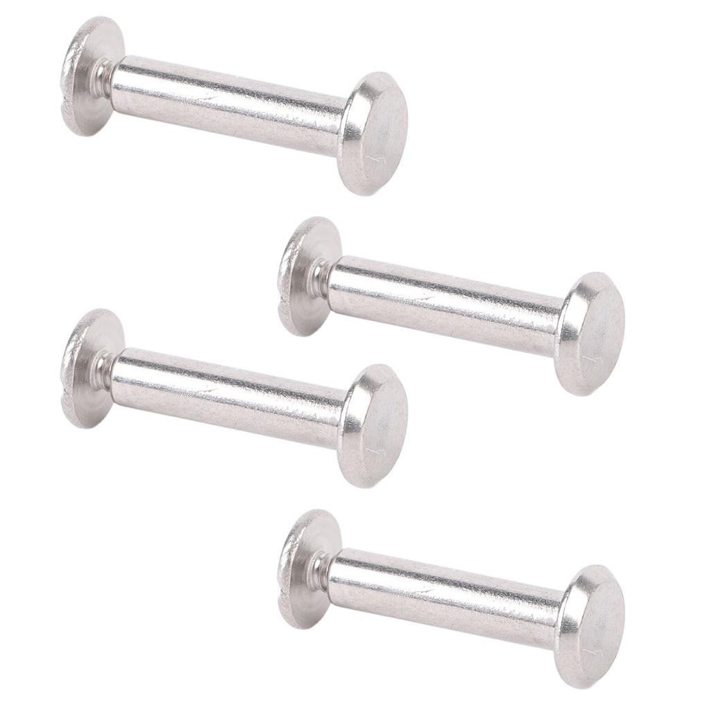100 Sets Rivets M2 Stainless Steel Multifunctional Hex Nut Flat Round Head Screw Rivets for Fence