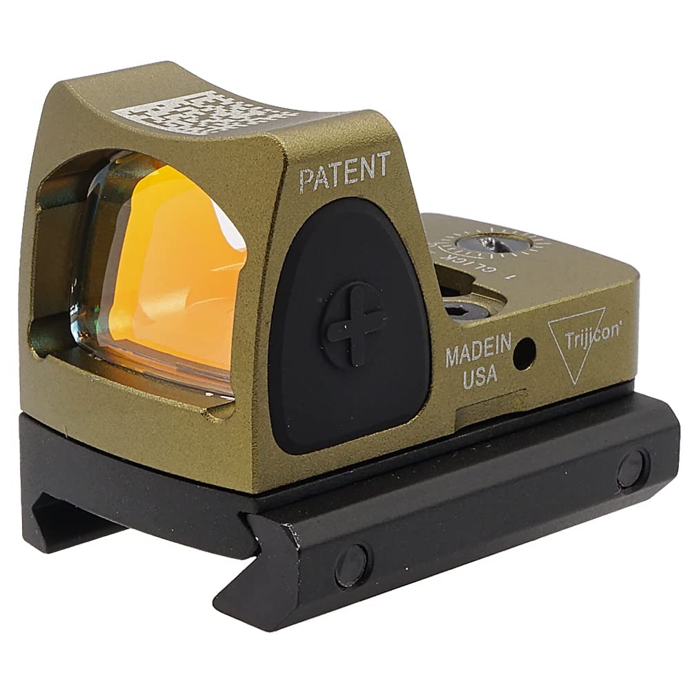 Ryohin Buhin Evolution Gear RMR Red Dot Sight, 6063 Aluminum Alloy CNC Machined Body, Compatible with 20mm Rails, Low Mount, DE (Dark Earth)