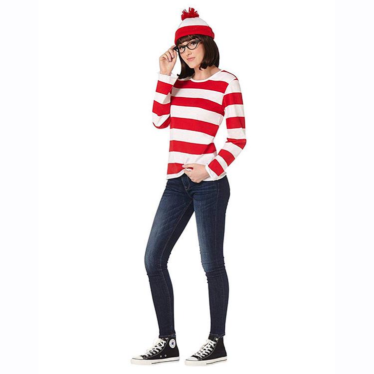 Where's Wally Parent-Child Costume: Cross-Border Smart Cosplay for Halloween