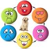 6Pcs/Set Dog Puppy Toys Rubber Squeaky Balls Funny Soft Bouncy Chew Toy for Small Medium Pets