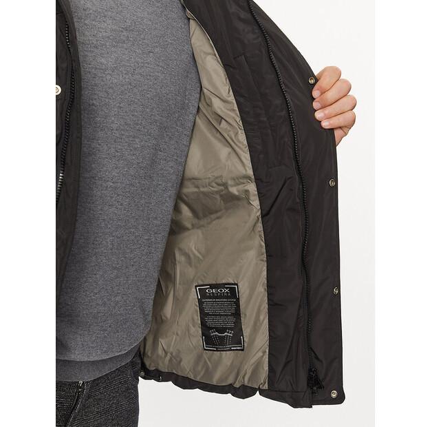 Зимняя куртка Geox Hilstone M3628C T2941F 9000, черная, стандартный крой