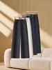 Women's Wool Wide-Leg Pants: High-Waisted, Loose Fit, Thick and Warm, Straight-Leg Style for Autumn/Winter 2025.