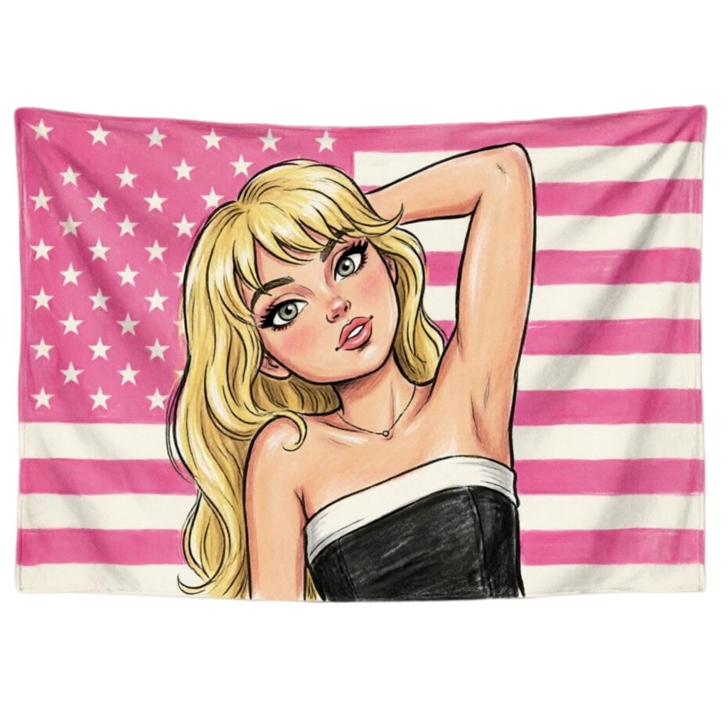 Sabrina Carpenter Sweet Idol Tapestry Club Live Concert Banner MultiSize High Quality Flat Print Design