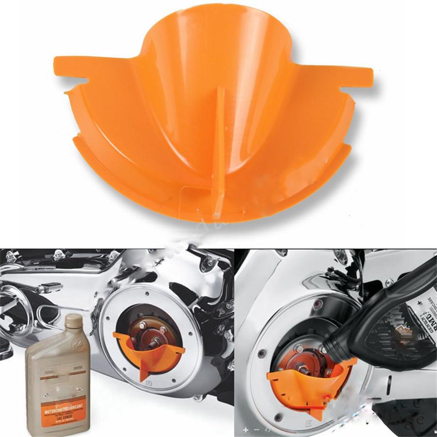 Primary Case Oil Fill Funnel Drip-Free Oil Filter Funne For Harley Touring Road King Dyna Softail Fatboy XR Sportster XL