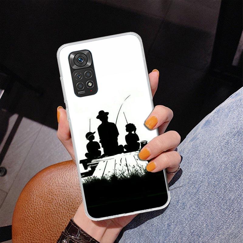 Hunting Fishing Man Phone Case For Xiaomi Redmi Note 15 14 13 12S 12 11 Pro Plus 14S 11S 11E 10 10S 11T 5G Personalized Cover Re