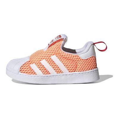 Originals Superstar Serie Bequeme Vielseitige Low-Top Laufschuhe Babyschuhe Orange GY9144