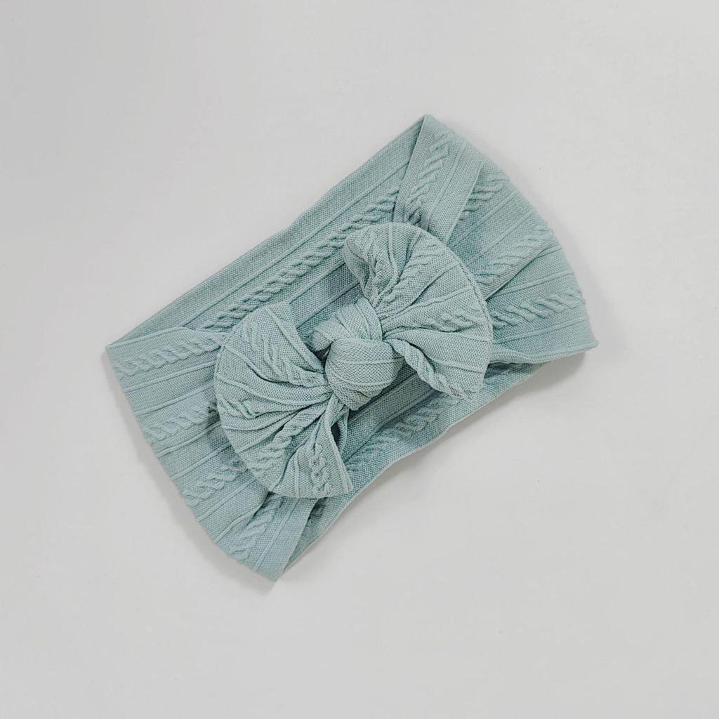 European & American Elastic Nylon Bow Baby Headband Hair Accessories