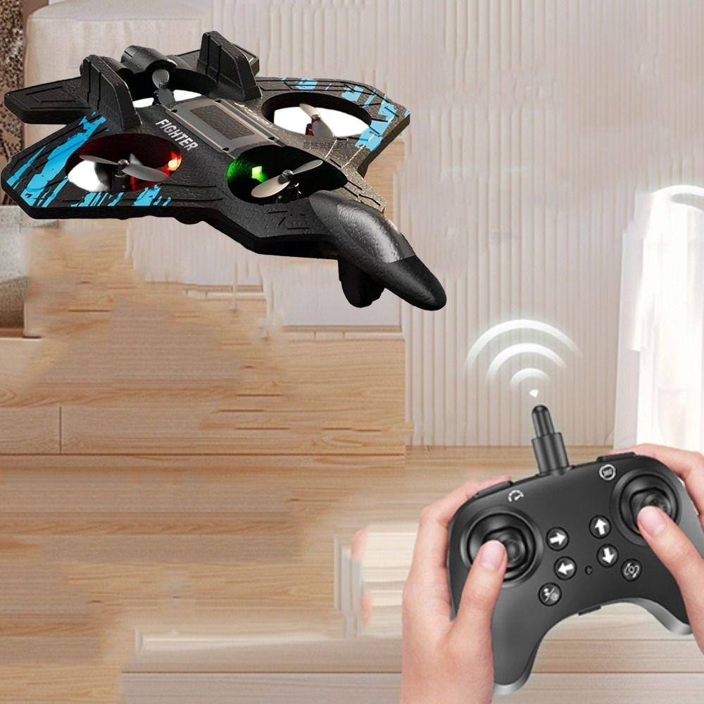 Rechargeable Four Motor Helicopter Toy EPP Foam RC Hobby Jet Plane  Home Decor