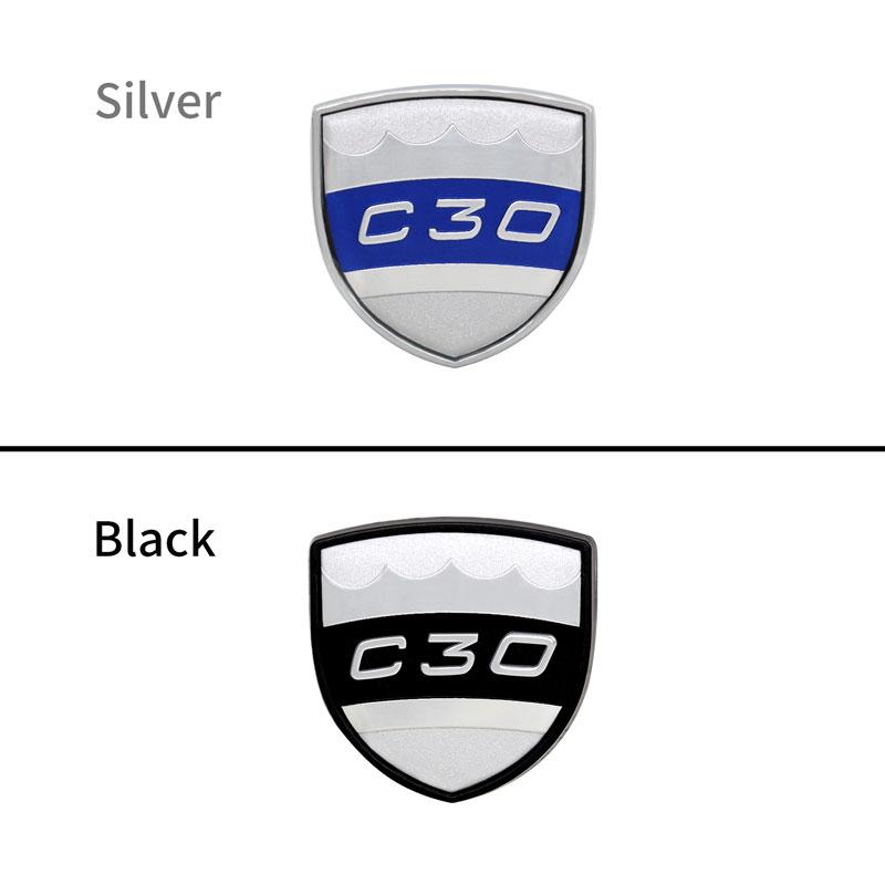 3D Metal Chrome Car Fender Sticker Side Emblem Badge For Volvo V40 V60 S90 V90 S60 S80 XC60 XC40 S80L Logo Auto Accessories